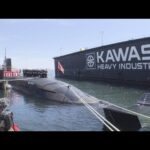 最新鋭の潜水艦で“海上自衛隊の潜水艦としては最大”全長８４メートル「はくげい」引き渡し式
