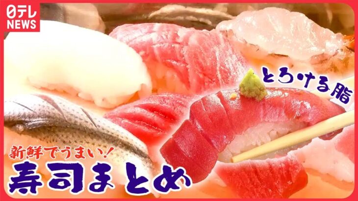 【寿司大特集】赤身しっとりトロさっぱり本マグロ3種にぎり/ほどよい上品な脂の中トロ/江戸前立ち食い寿司　など