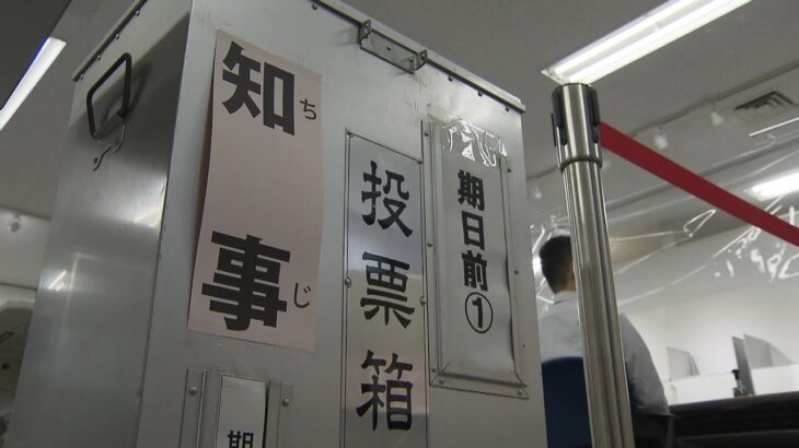 大阪府知事選挙「期日前投票」始まる　６人が立候補　期日前投票は投開票日の前日まで（2023年3月24日）