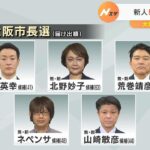 【大阪市長選挙】新人５人が立候補　投開票は４月９日（2023年3月26日）