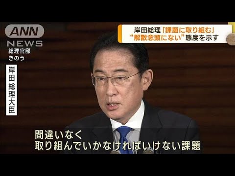 岸田総理　衆議院解散・総選挙“否定的”な考え示す(2023年3月29日)