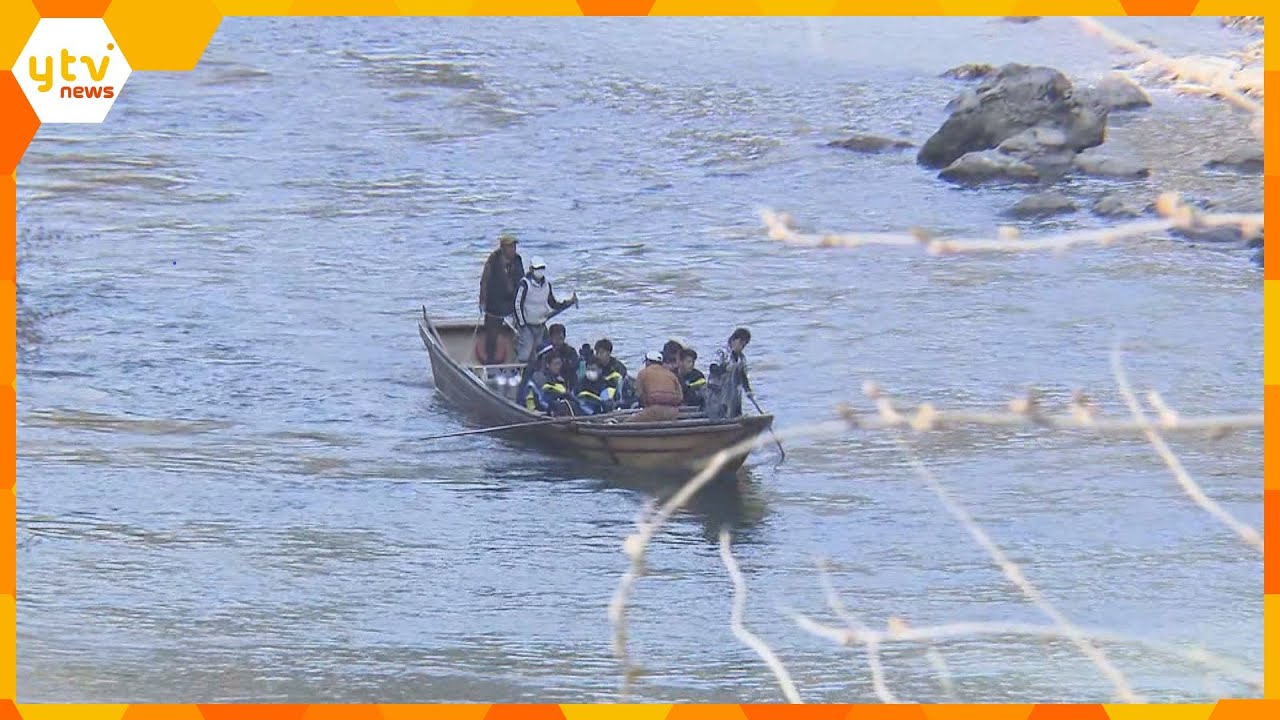 【速報】保津川転覆事故 現場の約500m下流で遺体のようなものを発見 行方不明となっている船頭か