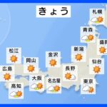 日本海側ほど晴れて昼間は上着いらず　週末は広くお花見日和に【3月31日 昼の予報】｜TBS NEWS DIG