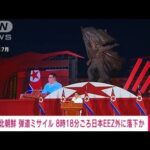 【速報】北朝鮮弾道ミサイル現在飛翔中　8時18分ごろEEZ外日本海落下と推定　防衛省(2023年3月16日)