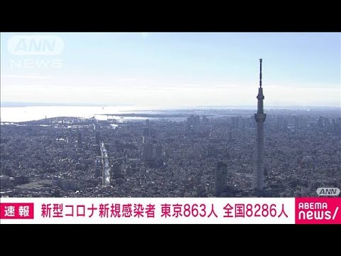 【速報】新型コロナ　東京で新たに863人　先週の土曜日から236人増(2023年3月25日)