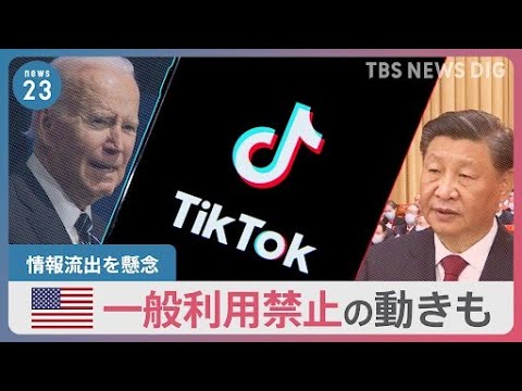 「TikTok」アメリカで一般利用禁止の動き　“世界各国”で警戒が広がる裏には中国の存在が…情報が抜き出される可能性は？【news23】｜TBS NEWS DIG