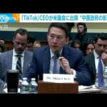 『TikTok』CEOが米議会で証言　『中国政府から影響ない』と主張(2023年3月24日)