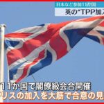 【合意へ】イギリスの”TPP加入”　日本など参加11か国
