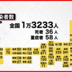 【新型コロナ】全国1万3233人・東京1745人の新規感染者  26日