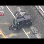 【速報】車2台が正面衝突　子ども含む6人搬送　70代女性2人意識不明　岐阜・下呂市(2023年4月14日)