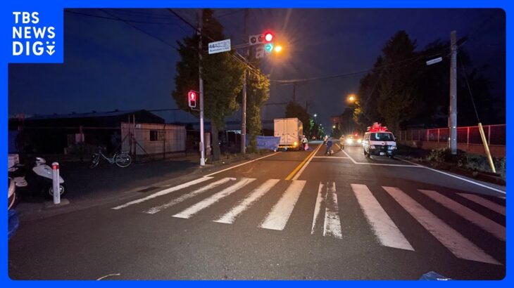 自転車に乗っていた小3女児（8）がトラックにはねられ死亡　横断歩道で巻き込まれ…　神奈川・相模原｜TBS NEWS DIG