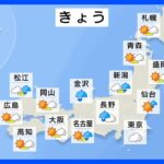 【4月18日 今日の天気】　本州付近　午後は雨雲広がる　外出には雨具を｜TBS NEWS DIG