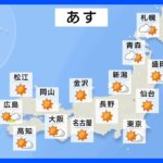 【4月22日 明日の天気】東北～西日本で晴れ、北海道では雪・雨も　一日の“寒暖差”と空気の乾燥に注意｜TBS NEWS DIG
