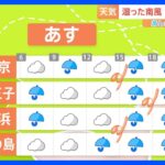 【4月7日 関東の天気】雨風強まる時間も/湿った南風 上着いらず｜TBS NEWS DIG