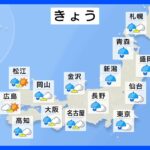 【4月7日 今日の天気】午後は東日本太平洋側を中心に春の嵐　8日は北陸や関東で急な雷雨注意｜TBS NEWS DIG