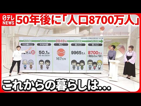 【未来の日本】50年後に「人口8700万人」予測  深刻な労働不足に…