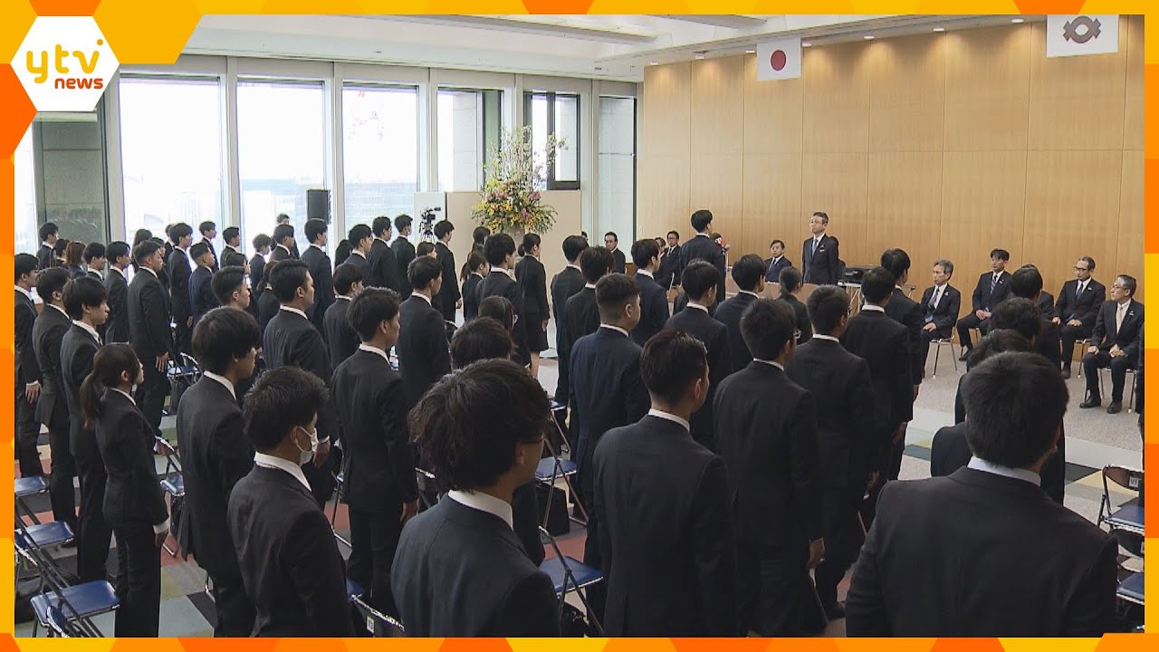 関西電力で入社式 森社長「信頼され、求められる企業グループを」 261人の新入社員が新たな門出
