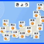午後も広く晴れて暖か　水曜日は西日本で本降りの雨に【4月4日 昼の天気予報】｜TBS NEWS DIG