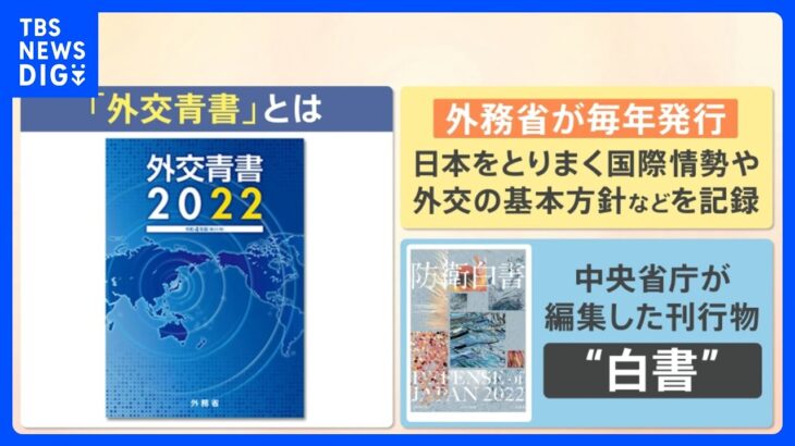 「外交青書」なぜ“白書”ではなく“青書”に？｜TBS NEWS DIG