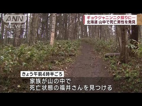 ギョウジャニンニク採りに…山中で死亡男性発見 北海道(2023年4月16日)