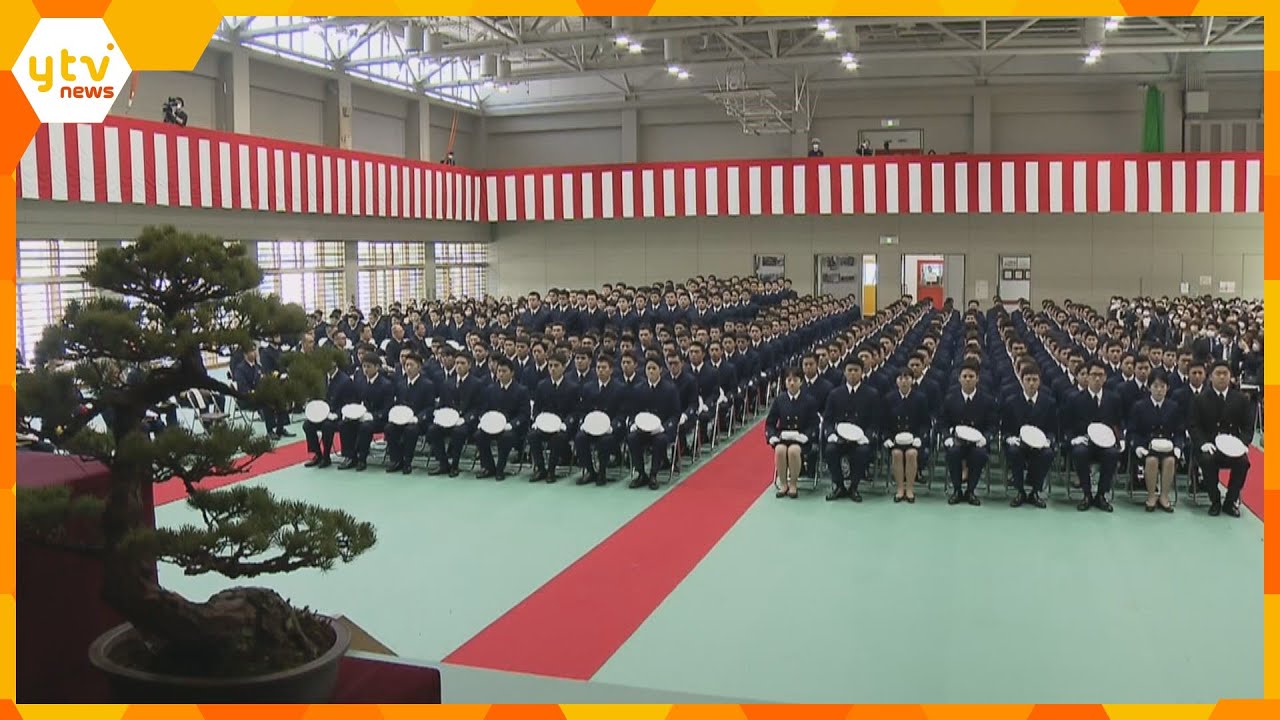 海上保安学校で入学式 339人の新入生らが海上保安官への第一歩を踏み出す 京都・舞鶴市