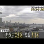 東京もひとケタ気温の朝　あすにかけて雨風強まる(2023年4月25日)
