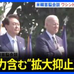 「北朝鮮の核攻撃は容認できない」米韓首脳会談で核戦力含む“拡大抑止”強化「ワシントン宣言」発表｜TBS NEWS DIG