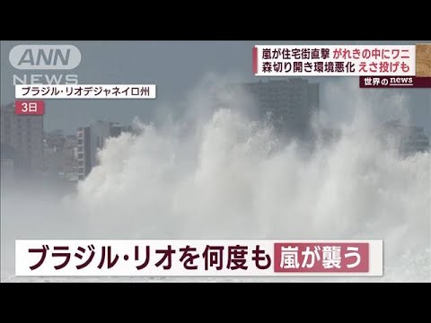 冬に逆戻り？米でグラウンド真っ白に…　中国で吹き荒れる強風　街を破壊(2023年4月28日)