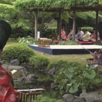京都・城南宮で“平安時代の歌遊び”曲水の宴を４年ぶりに開催