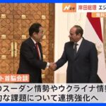 岸田総理、エジプト大統領と会談　スーダン情勢、ウクライナ情勢に伴う小麦価格高騰など“世界的課題”について連携強化図る｜TBS NEWS DIG