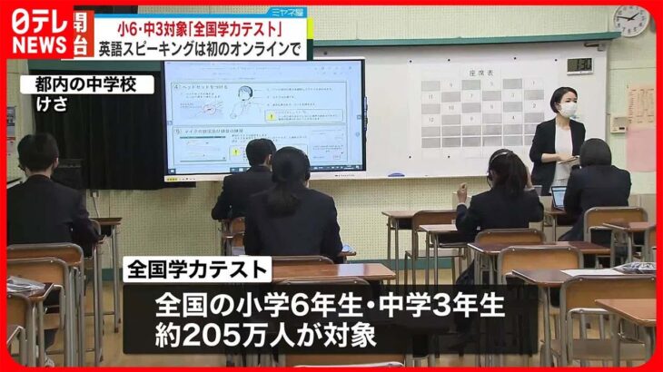 【小6・中3対象「全国学力テスト」開始】英語スピーキングは初のオンラインで