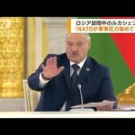 ロシア訪問中のルカシェンコ大統領　NATOを非難(2023年4月7日)