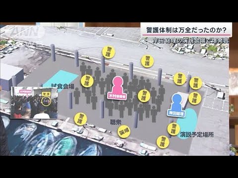 総理遊説中に爆発音…聴衆の中にもSP　警護は万全か？(2023年4月15日)