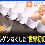 「人によってはTKGも食べられる」卵アレルゲンなくした“世界初の卵”発表　遺伝子操作の最新技術「ゲノム編集」｜TBS NEWS DIG