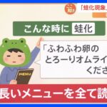 高校生の流行語1位「蛙化現象」ってどんな意味？実は些細な行動が“蛙化”しているかも【Nスタ】｜TBS NEWS DIG