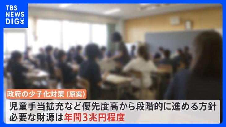 所得制限撤廃し「高校生まで月1万円」の児童手当支給へ　第3子以降は3歳～小学生まで“現在の倍”支給も【異次元の少子化対策・原案判明】｜TBS NEWS DIG