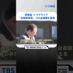 防衛省、ウクライナに自衛隊車両を引き渡し　計100台規模を提供へ｜TBS NEWS DIG #shorts