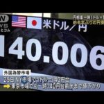 円相場一時1ドル＝140円台　約半年ぶりの円安水準に(2023年5月26日)