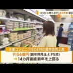 コンビニ売り上げ　14カ月↑　訪日客増加(2023年5月23日)