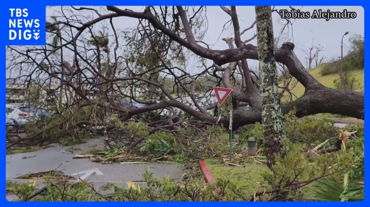 【台風2号】グアムの広い範囲で停電と断水発生　島内5万以上の住宅・企業が停電　週明けには沖縄に接近の恐れ｜TBS NEWS DIG