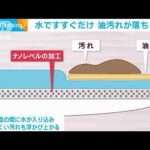 水ですすぐだけ　油汚れが落ちる皿(2023年5月24日)