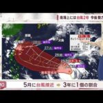 【全国の天気】台風2号　週末には沖縄に影響(2023年5月23日)