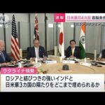 日米豪印4カ国　首脳会合始まる 中国やウクライナ情勢議題に(2023年5月20日)