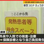 【新型コロナ】きょうから「5類」に移行　外来、入院検査、治療は自己負担発生