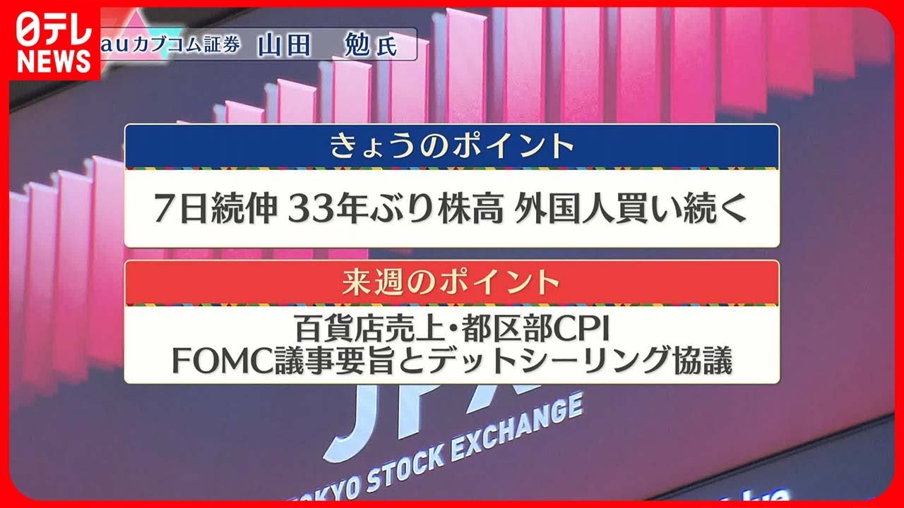 【5月19日の株式市場】株価見通しは？　山田勉氏が解説