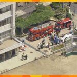 【速報】大阪・八尾市の小学校で異臭騒ぎ　児童５１人が体調不良訴え、病院に搬送「ガスみたいな臭い」