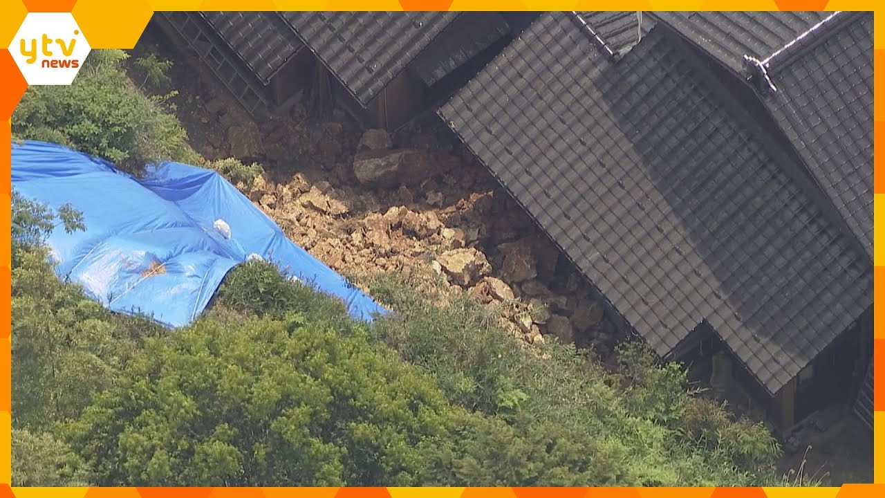 土砂崩れの被害情報を見落とし避難指示の発令３日遅れる　住宅の窓ガラスや壁の一部破損　兵庫・豊岡市