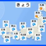 【5月7日 今日の天気】西日本と東日本は局地的に大雨　交通機関の乱れに注意｜TBS NEWS DIG