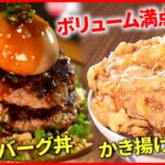 【ランチ】ハンバーグ丼＆かき揚げ丼！人気店のボリュームメニュー　鹿児島　NNNセレクション