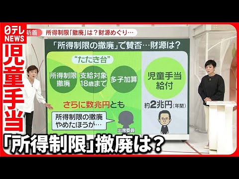 【児童手当】「所得制限」撤廃で賛否ナゼ？ 経団連「いかがなものか」